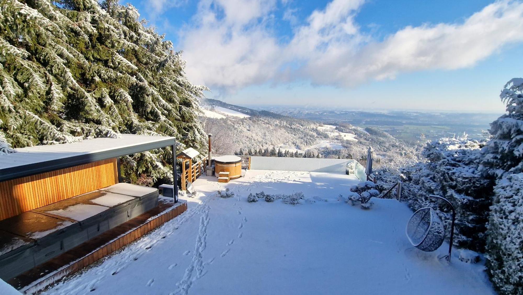 Panoramic View Cottage House - Heaven Hočko Pohorje Dış mekan fotoğraf