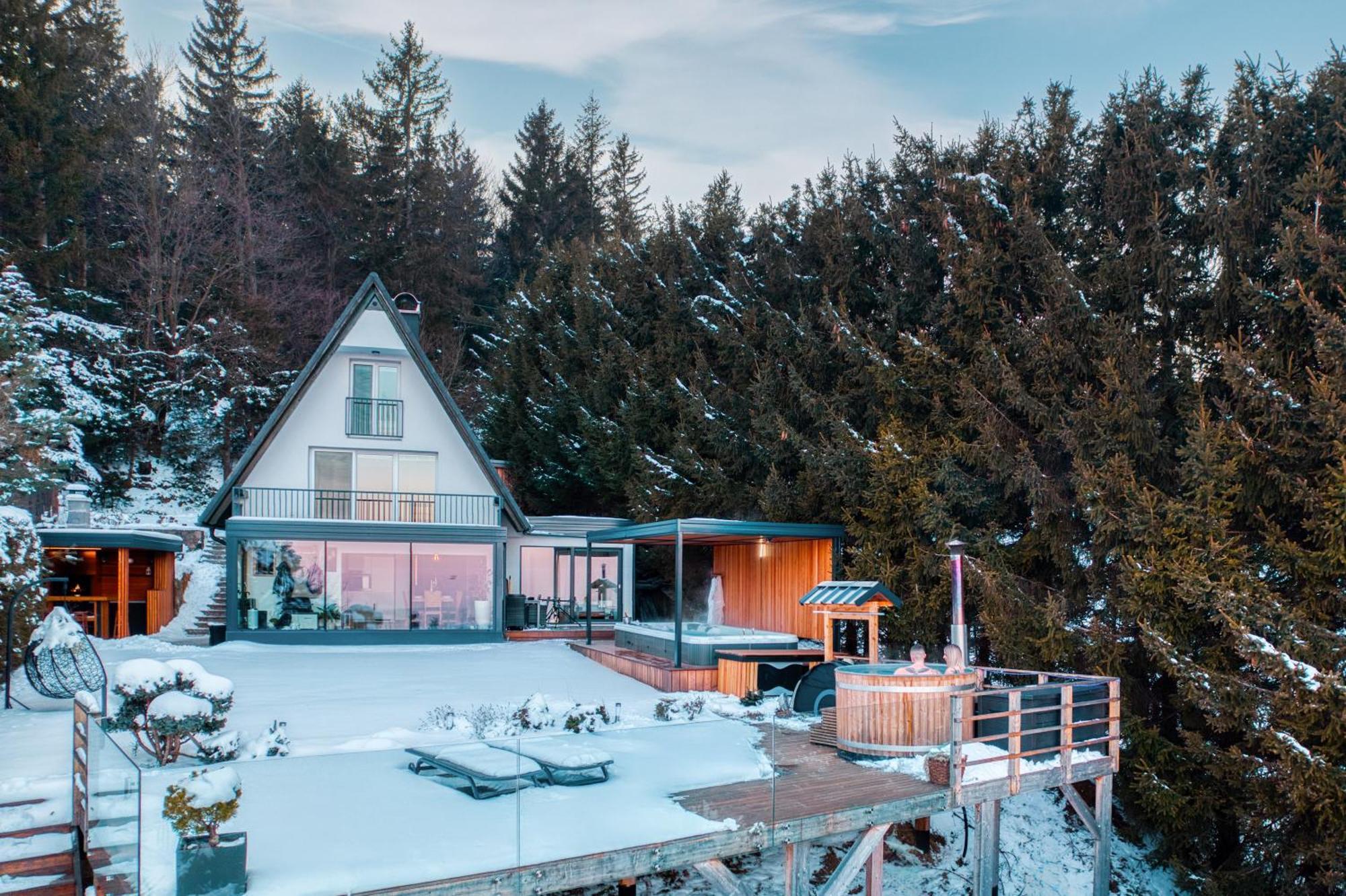 Panoramic View Cottage House - Heaven Hočko Pohorje Dış mekan fotoğraf