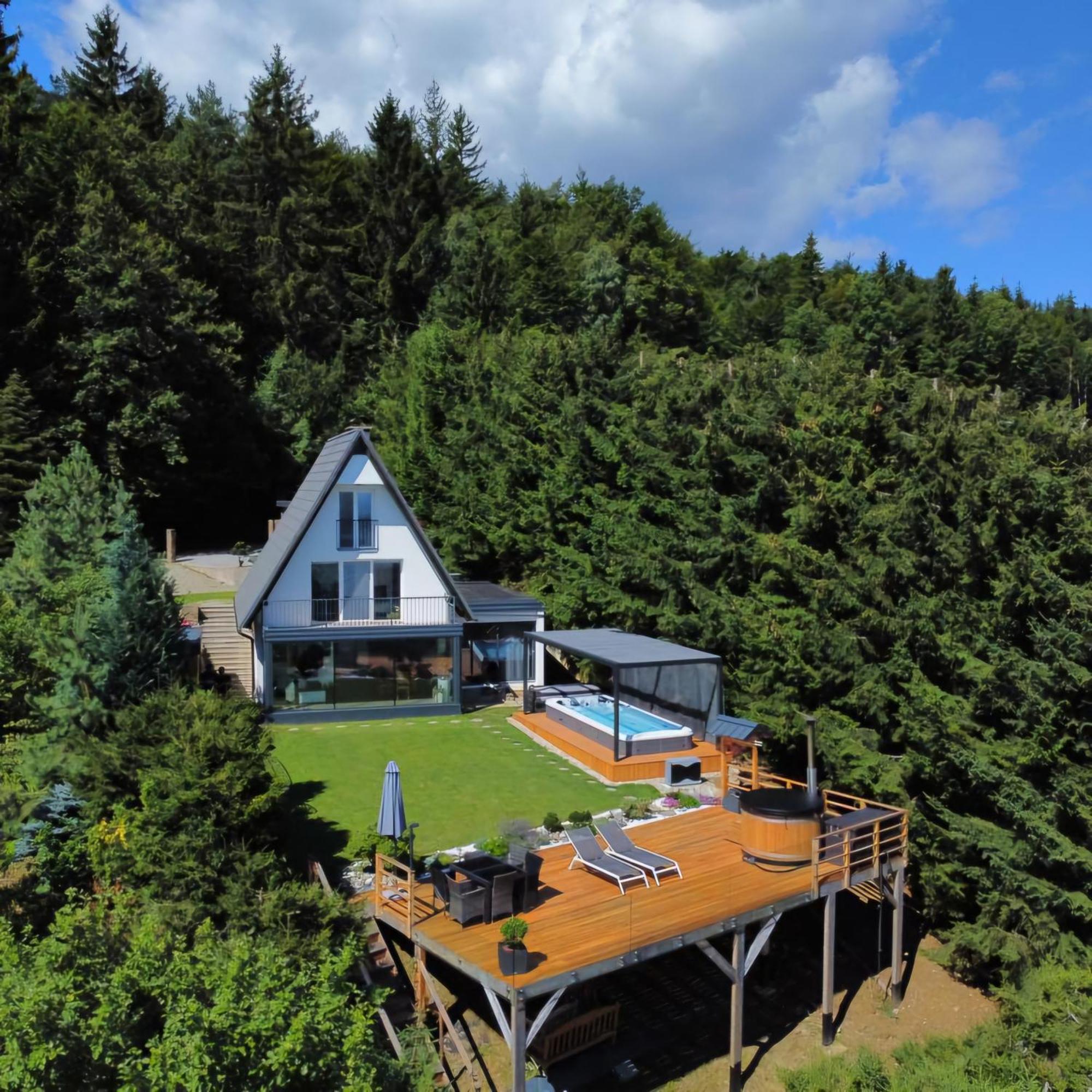 Panoramic View Cottage House - Heaven Hočko Pohorje Dış mekan fotoğraf