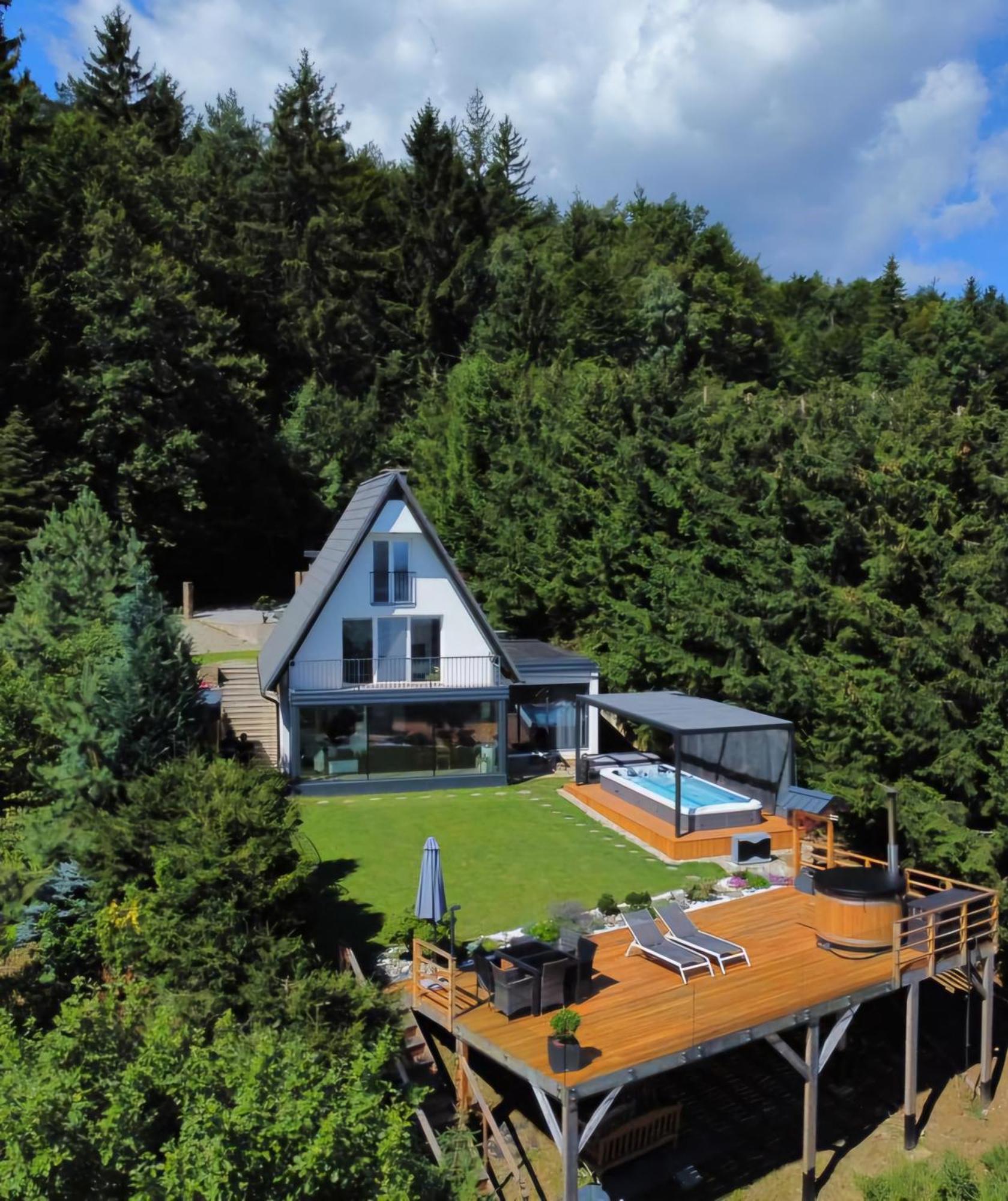 Panoramic View Cottage House - Heaven Hočko Pohorje Dış mekan fotoğraf