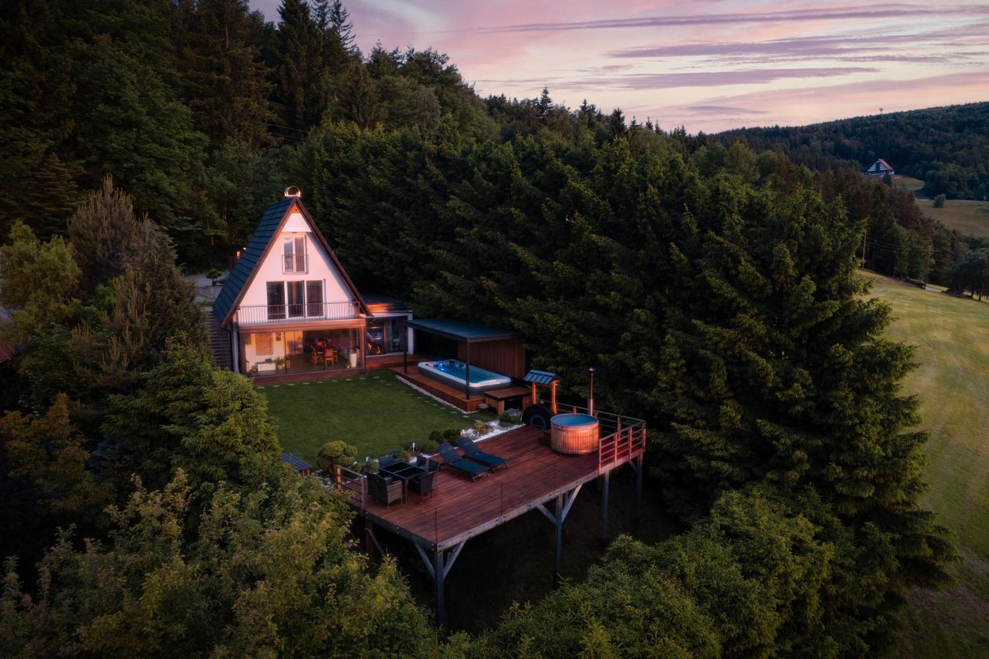 Panoramic View Cottage House - Heaven Hočko Pohorje Dış mekan fotoğraf